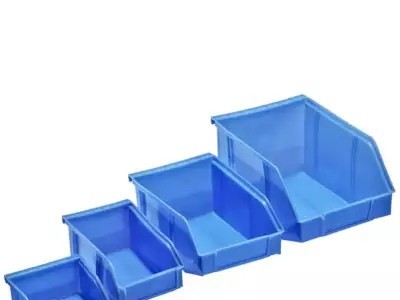 货架配套用塑料组立零件盒，斜口塑
